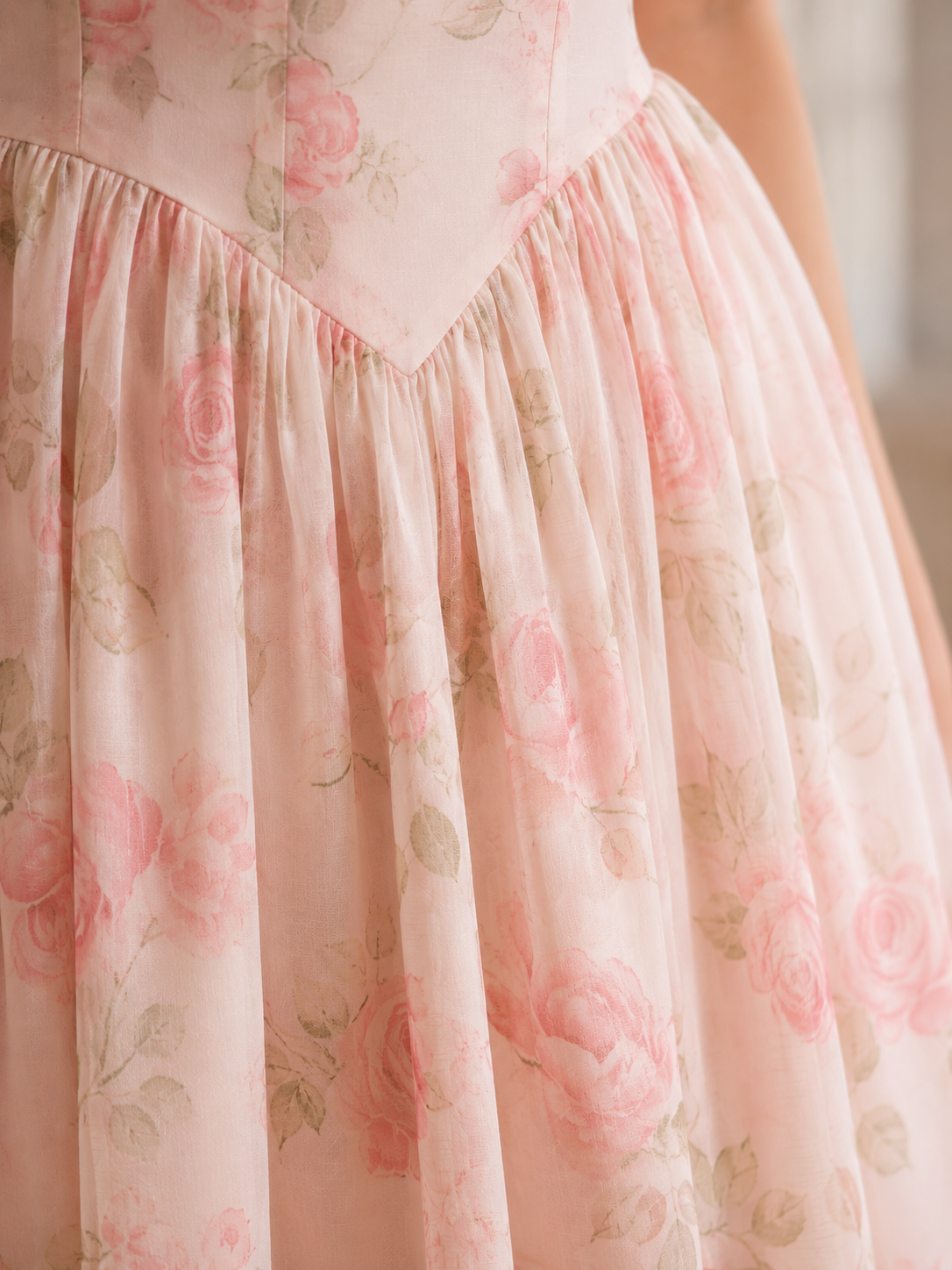 Camellia Whisper Midi Dress