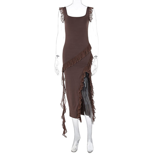 Fashionable Summer Stringy Selvedge Dress for Women