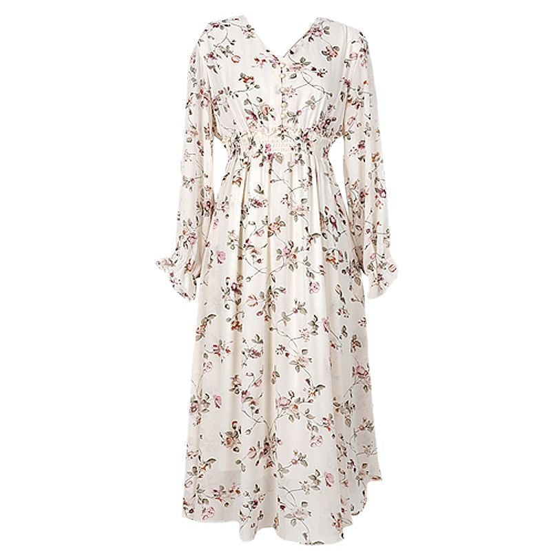 Sweet Floral Chiffon Dress for Fairies