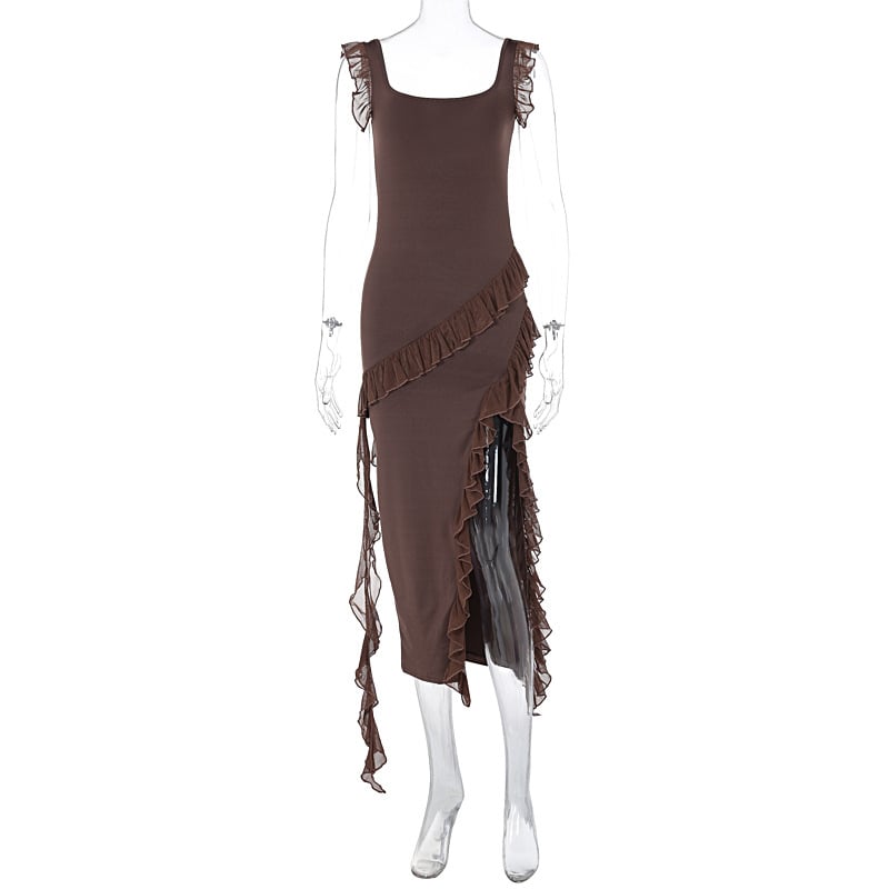 Fashionable Summer Stringy Selvedge Dress for Women