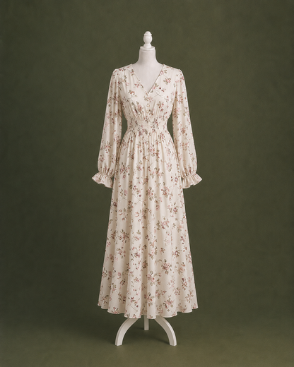 Rosalie Floral Long Sleeve Maxi Dress