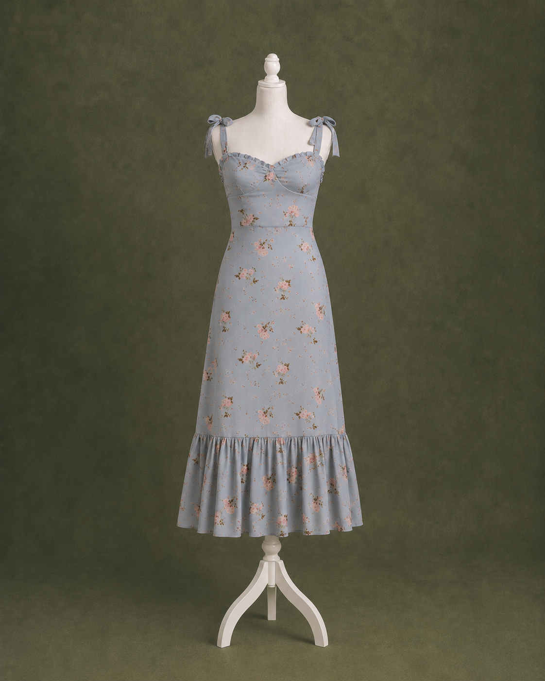 Aurelia Bloom Chiffon Dress