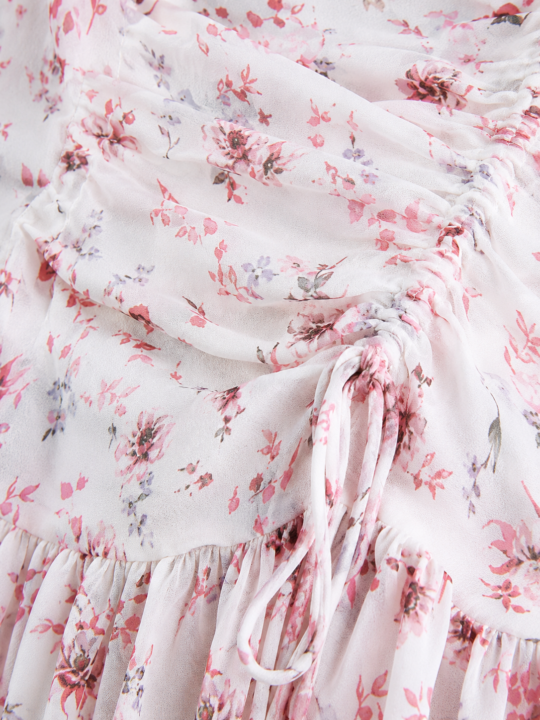 Romantic Floral Puff Sleeve Dress