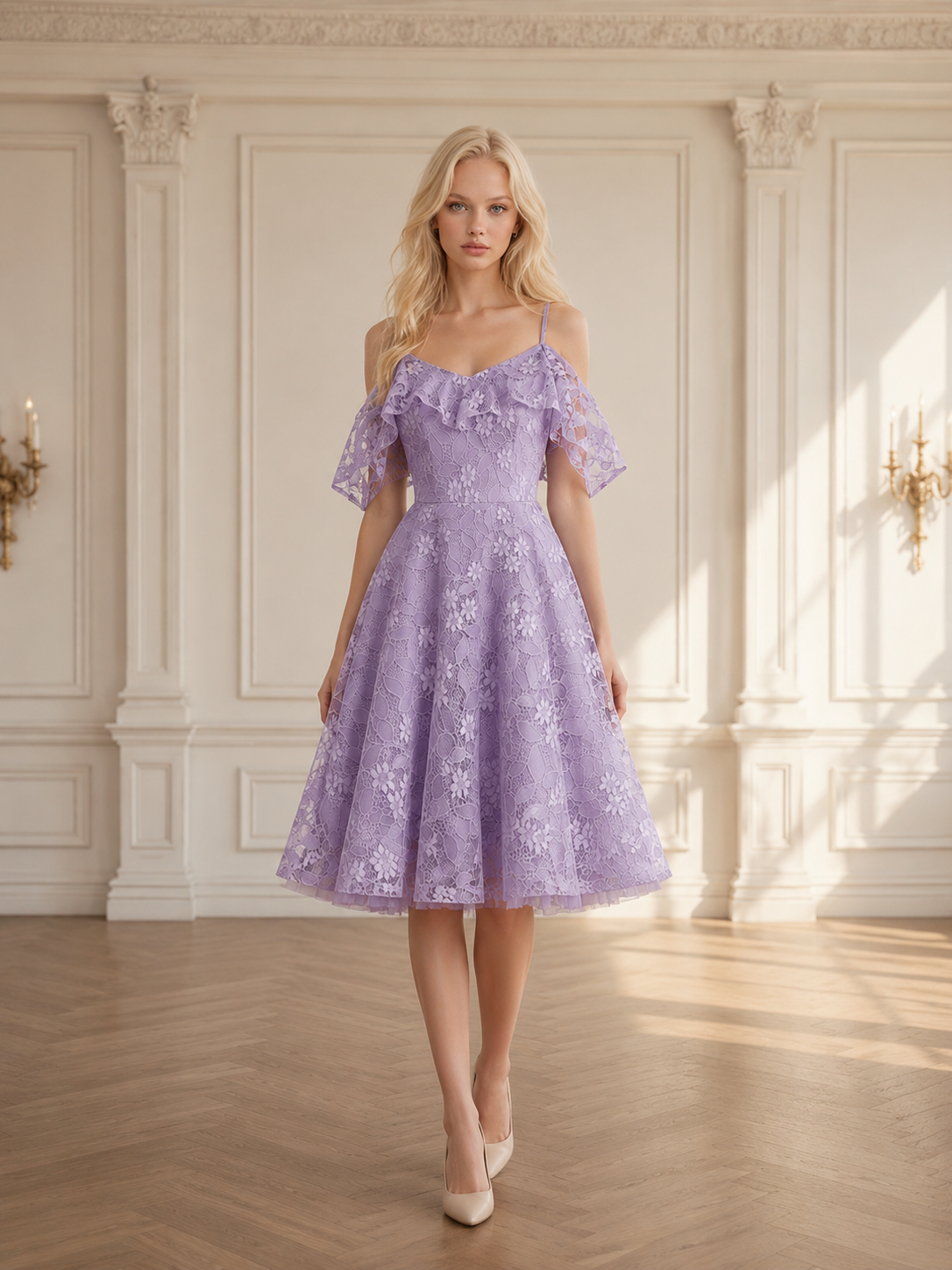 Juliette Floral Lace Dress
