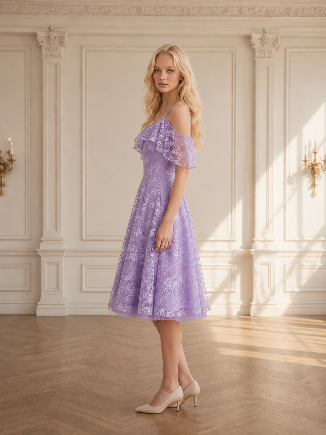 Juliette Floral Lace Dress