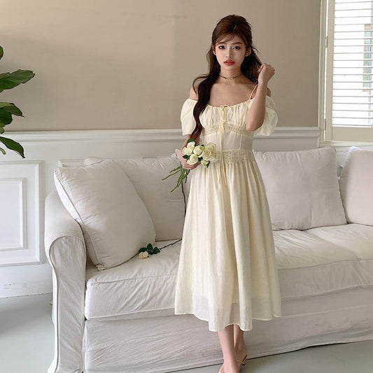 Elegant Summer Off-Shoulder Dress