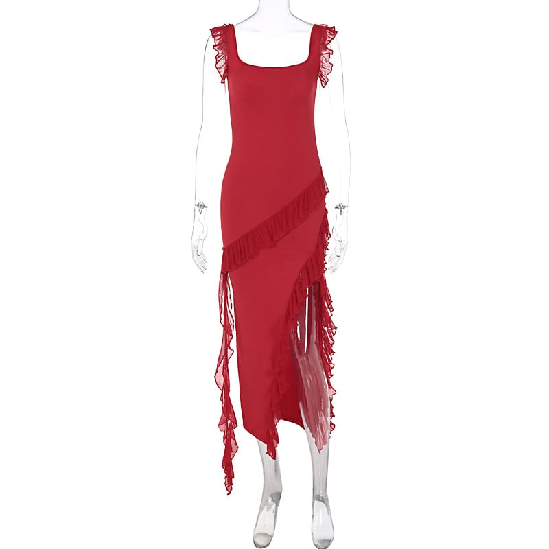Fashionable Summer Stringy Selvedge Dress for Women